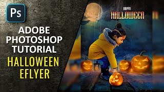 Halloween Eflyer  - Adobe Photoshop Tutorial screenshot 2