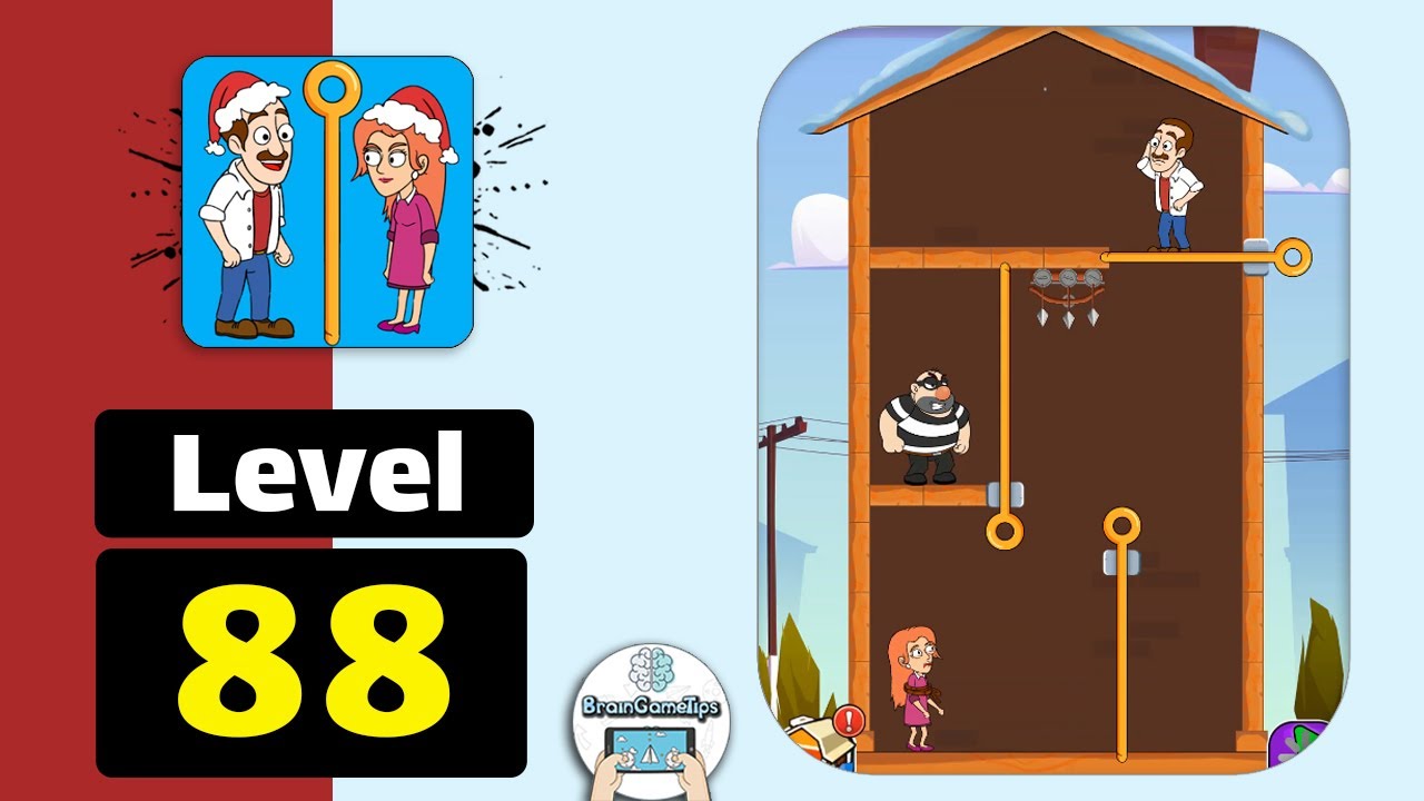 Home Pin: Pull The Pin Puzzle - Pull Him Out - Level 88 Walkthrough