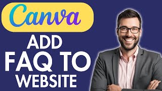 HOW TO ADD FAQ TO CANVA WEBSITE