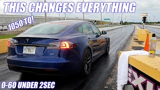 Drag Racing 1020hp Tesla Plaid Vs Everything! It could Change Racing FOREVER! (Mind Blowing!)
