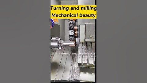 Power turret CNC lathe shows the beauty of turning and milling machinery| Smartlathe CNC lathe