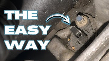 How To Replace BMW Crankshaft Position Sensor WITHOUT Removing Intake Manifold! | E90 E92 N52 328i