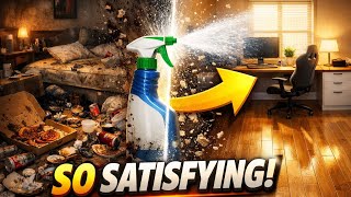 The "Satisfying" Route: Deep Cleaning a Filthy Room 🧼 | House Makeover ASMR Gaming screenshot 5