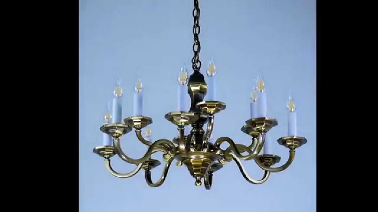 1880 s8 4: lampadario d'ottone barocco per led e soffitti bassi ...