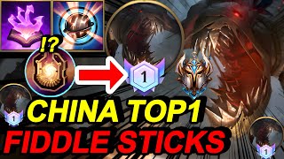 Wild Rift China Top1 Fiddlesticks Jungle - Broken Ult - Best Build Rune - Challenger Rank Gameplay