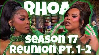 THE REAL HOUSEWIVES OF ATLANTA SEASON 17 REUNION PT. 1-2 REVIEW