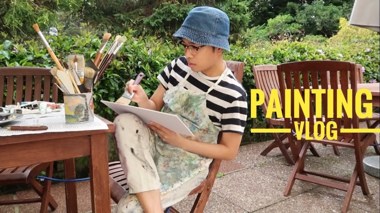 Art Vlog Ep.1 || oil painting - YouTube
