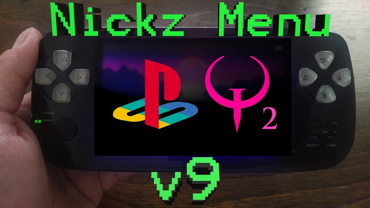Nickz Menu v9 for PAP-KIII Plus (PLAYSTATION and QUAKE 2 added!!)