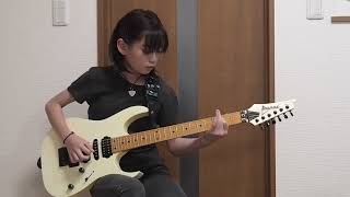 SOLDIER OF FORTUNE(LOUDNESS) 弾いてみた 10歳 ギター練習中 kinoko helmet