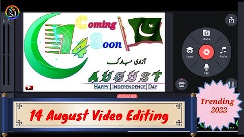 14 August Video Editing | How To Make 14August Name Art Video | 14 August NewWhatsapp Status 2021