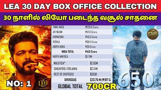 Leo Movie 30 Day Box Office Collection Tamil, Leo Box Office Collection, Vijay, Lokeshkanagaraj,