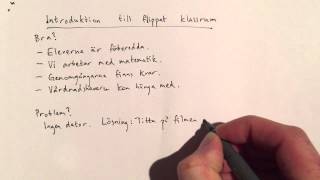 Introduktion till flippat klassrum.