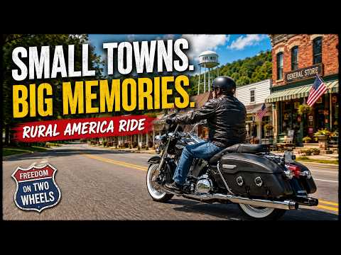 Small Town Motorcycle Rides - there is something special about them