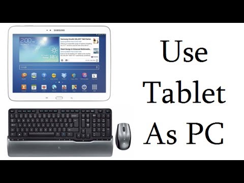 Use samsung galaxy tab as pc with keyboard and mouse youtube Mobilt bord til computer