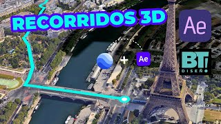 Cómo hacer RECORRIDOS 3D con After Effects y Google Earth Studio