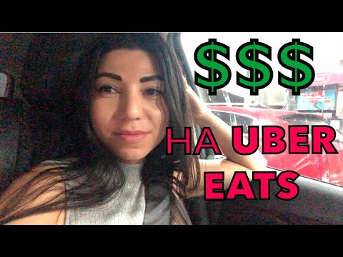 Сколько можно заработать на Uber Eats в США || Работа Uber Eats в Даллас || Подработка в  США. Ч.3