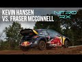 Kevin Hansen vs. Fraser McConnell | Nitro Rallycross Battle Bracket Round 2 Day 1
