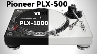 Сравнение проигрывателей винила Pioneer PLX-500 и PLX-1000