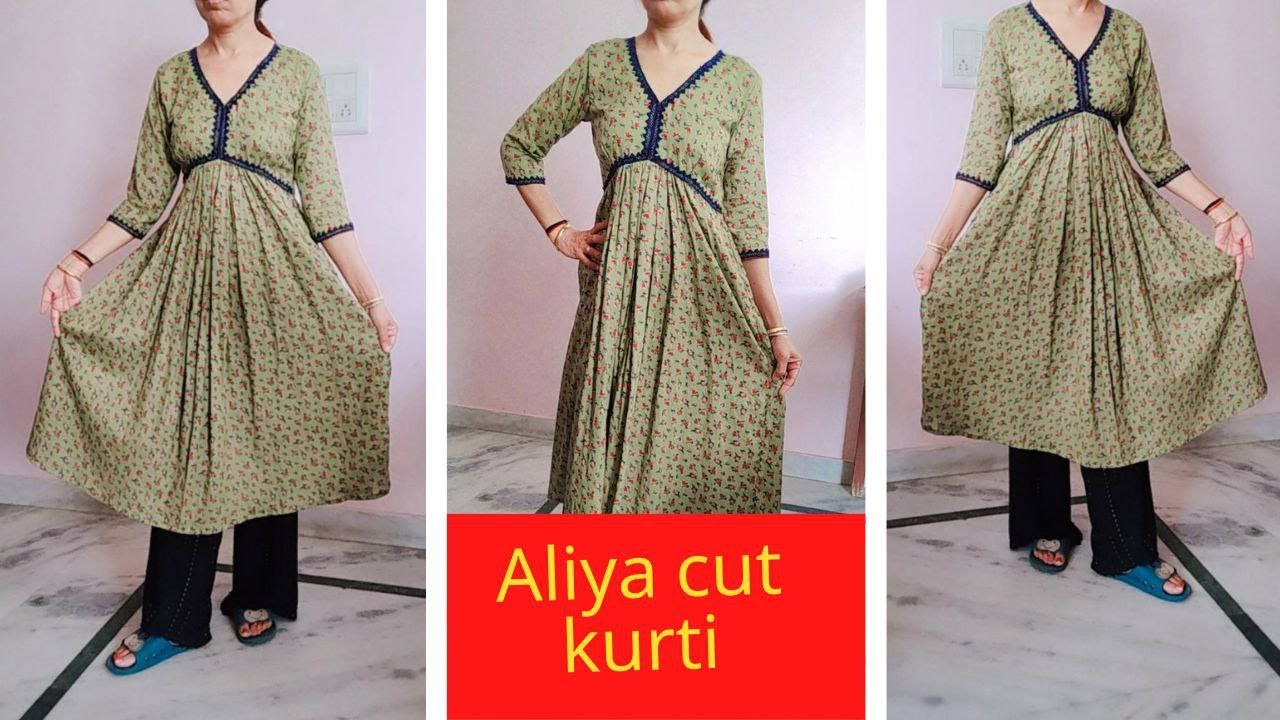 Buy Libas Closet Women Long Kurti Pattern, Floor Length / Touch Umbrella cut  Flared Style with Front Buttoned in Cotton Fabric for Ladies, Girls  Occasion Wear Dress, Designer Kurta Gift for Sister/Wife,