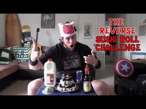 skippy62able olive oil The Reverse Sushi Roll Challenge (Featuring L.A. BEAST) vomit alert