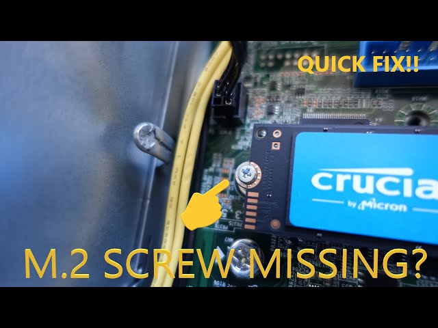 Missing M.2 Screw? Here's What You Can Do