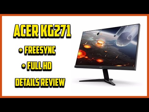 ✓ Acer KG271 Review: Full HD FreeSync Gaming Monitor - YouTube