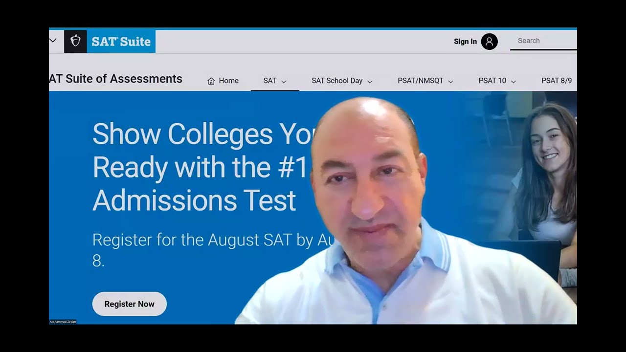 The best practice for SAT exam, the blue book أفضل تدريب لاختبار السات