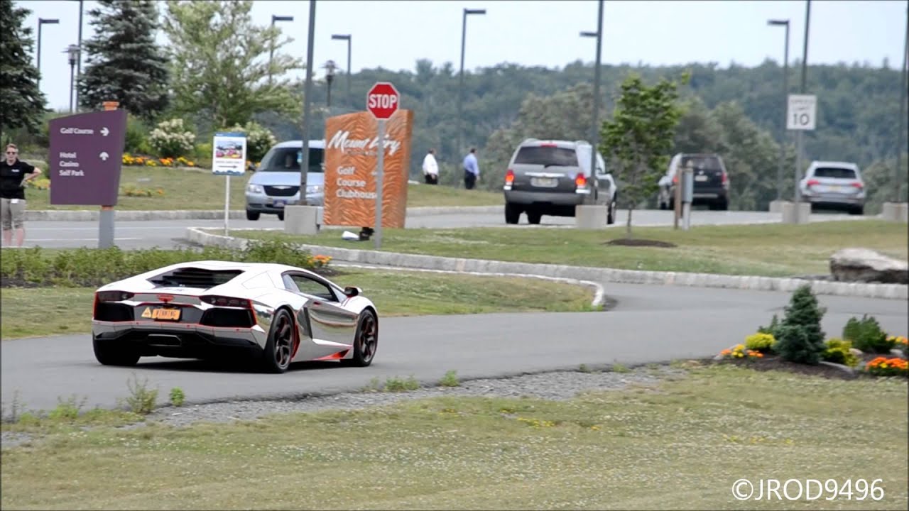 Team Salamone's Lamborghini Aventador- Start-up, Revs, and Acceleration