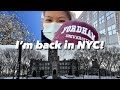 a day in my life back at FORDHAM!! (spring 2021)