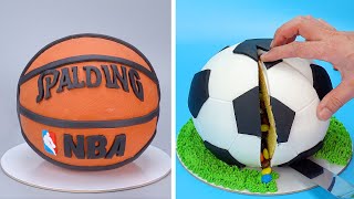 Most Beautiful Sport Cake Decorating Ideas For Everyone | Soccer Ball Cake Tutorial | Perfect Cake