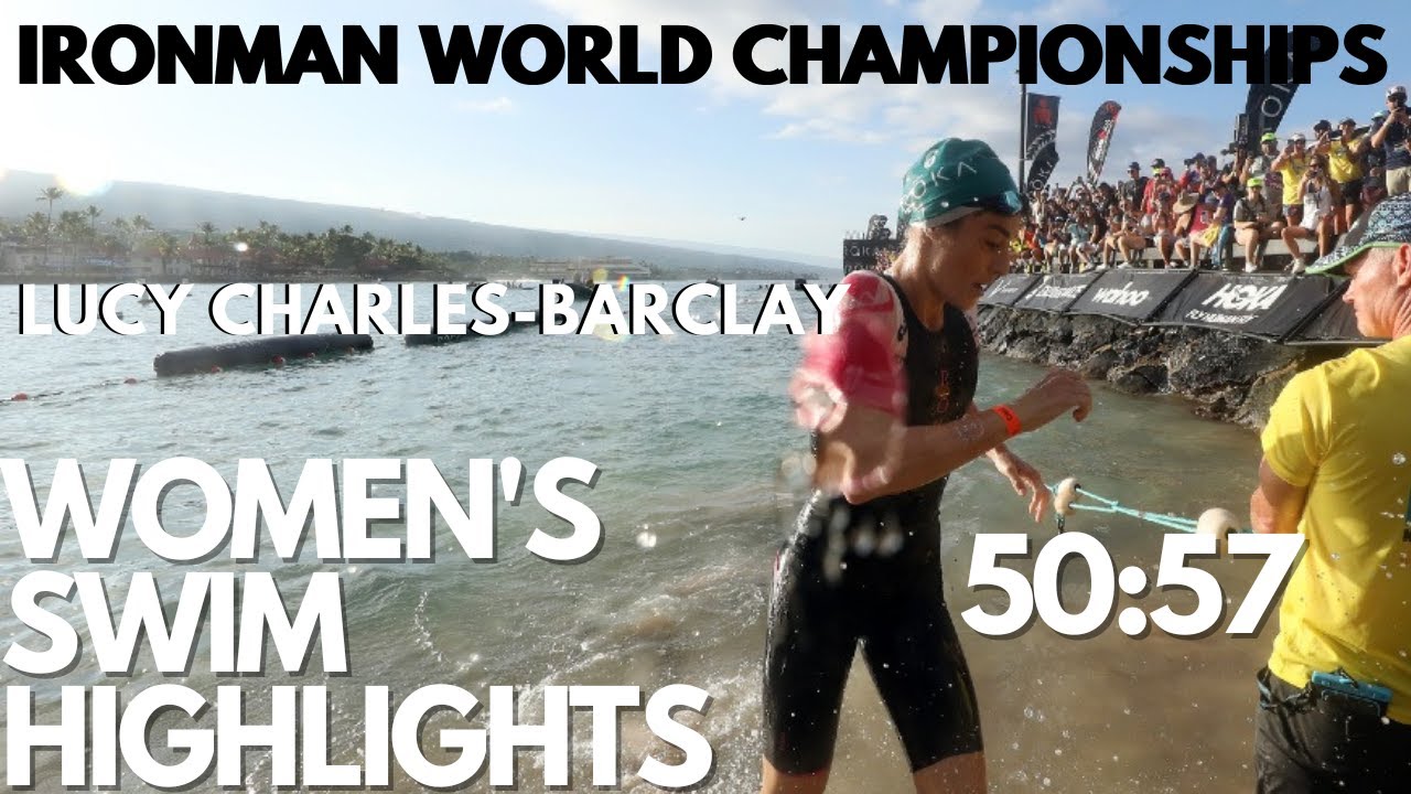 Ironman World Championships 2022 Swim Highlights || Lucy Charles-Barclay || 