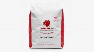 Coffee Lovers Reviews ! Coffee Bean Direct Poor Man’s Blend Coffee, Medium Roast, Whole Bean, 5..