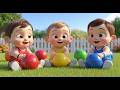 🎨 Happy Baby Playing with Rainbow Balls 🌈