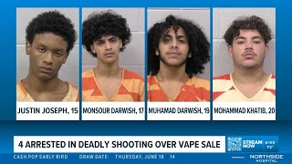 4 young suspects arrested in deadly shooting over vape sale