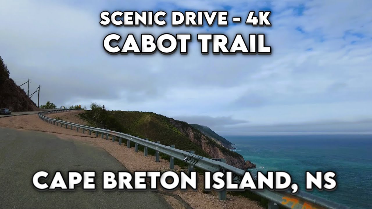 🚗 Cabot Trail Magic: Scenic 4K Drive in Cape Breton Island, Nova Scotia! 🌲📹