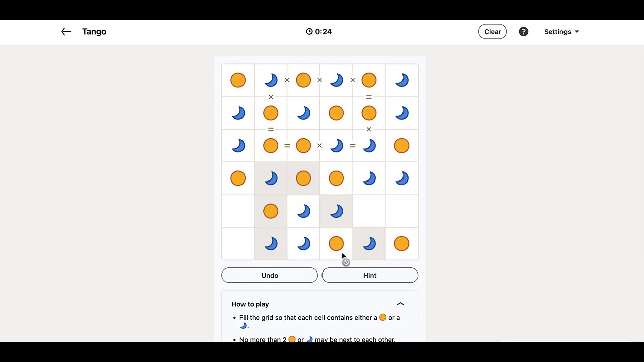 LinkedIn Tango Answer Today - Puzzle #491 | 10 February 2026
