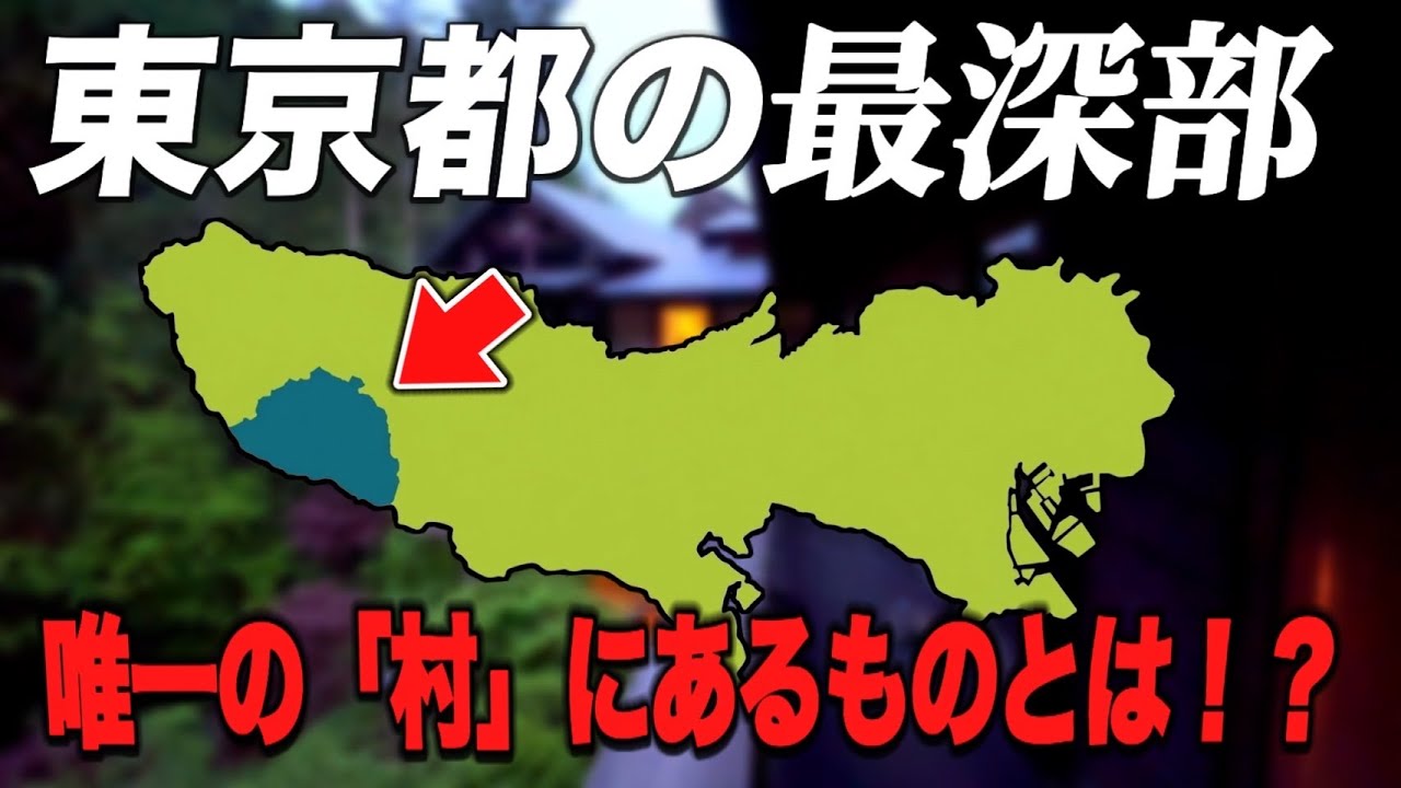 東京都の最深部にある唯一の「村」に行ってみたら…⁉︎
