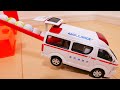 Marble run race asmr  haba slope kumi kumi slope and ambulance