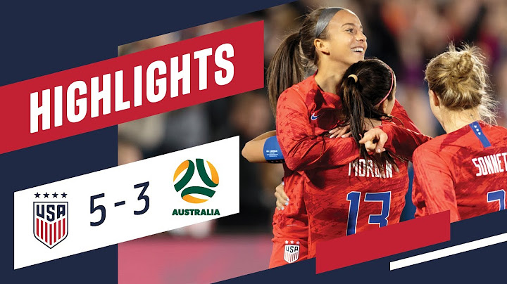 USA 5-3 AUSTRALIA Highlights | Apr. 4, 2019 | Commerce City, CO - Dick's Sporting Goods Park