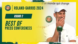 Best of press conferences Round 2 | Roland-Garros 2024