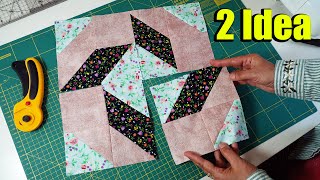 Turn Fabric Scraps into Magic✨| 2 Beginner Patchwork Tutorial