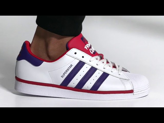 Superstar Shoes White FV4189 video - YouTube
