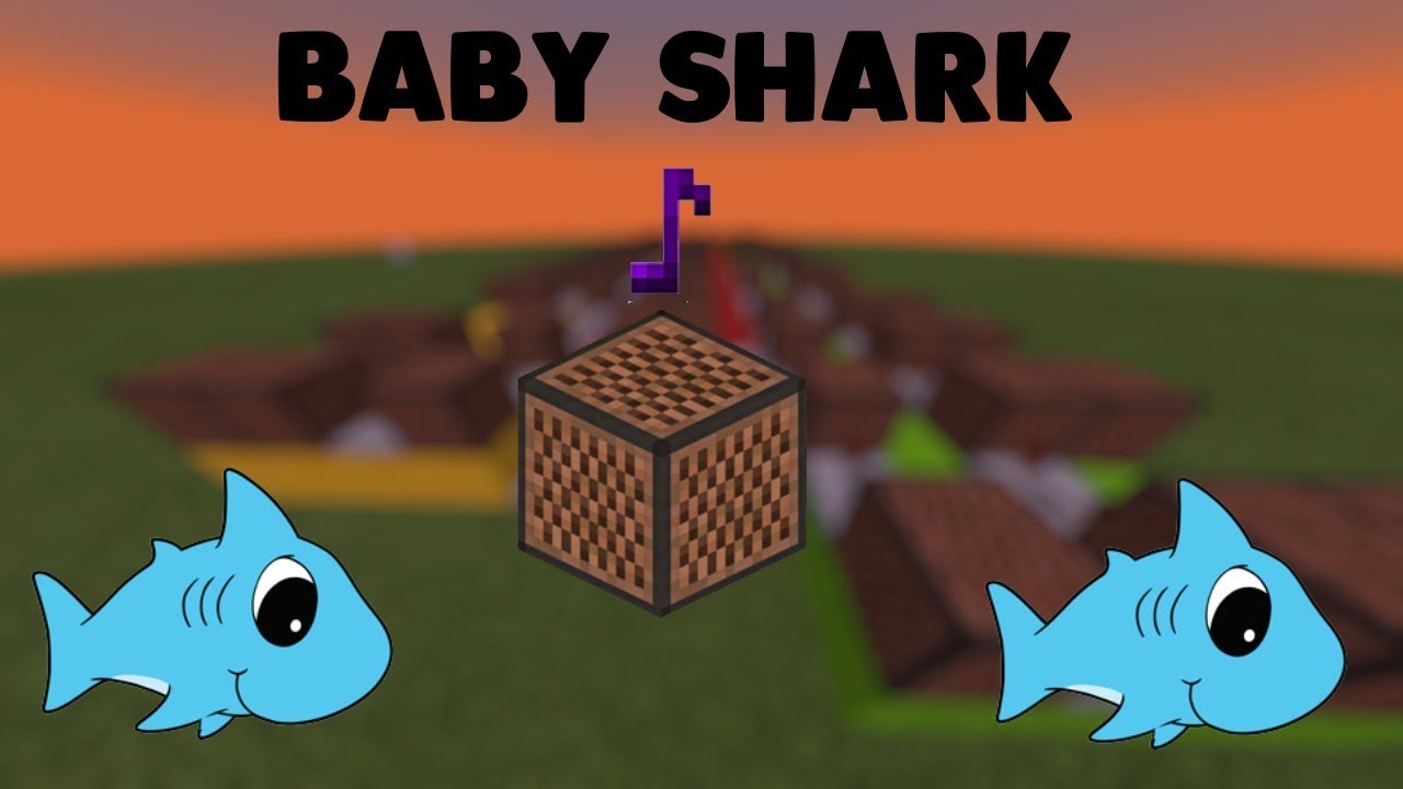 Baby Shark ♪ - Lagu Dari Noteblock (Minecraft Indonesia 