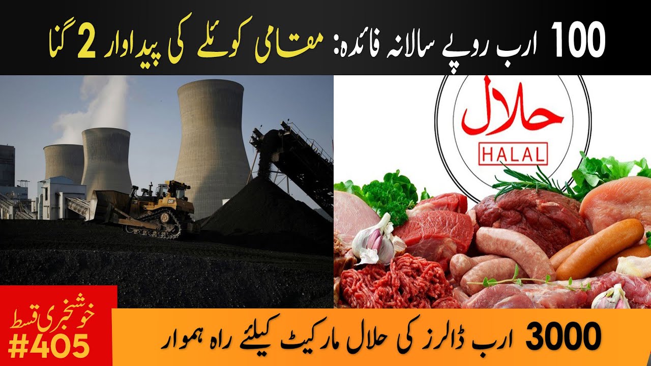 Rs 100 Billion Saving from Double Coal Production & 3000$ Billion Halal Market