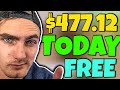 Earn $477.12 TODAY For FREE (Repeat This Daily)