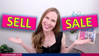 Sell or Sale - Confusing English Words Resimi