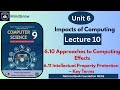 Unit 6 Impacts of Computing | 6.10 &amp; 6.11 Computing Effects , IP Protection Class 9 Computer FBISE