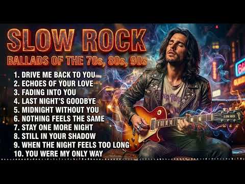 Slow Rock Golden Love Songs 70s 80s 90s 🔥 Inspired by Bon Jovi, Bryan Adams & Chicago Classics Hits