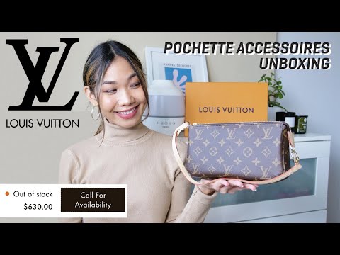 LOUIS VUITTON UNBOXING, LV Pochette Accessoires Monogram 2020