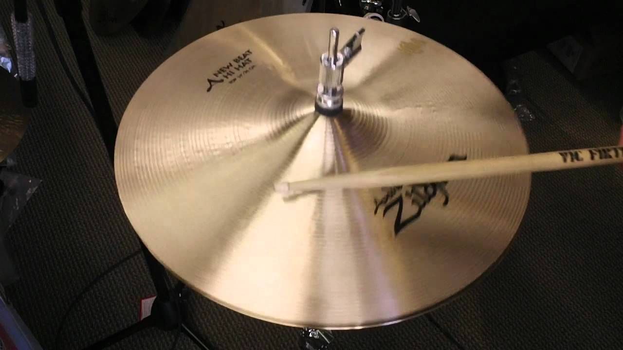 Zildjian Avedis New Beat Hi Hat Cymbals 14" - A0133 - YouTube